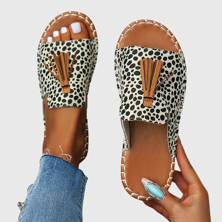 Molly™ | Colorful Tassel Slip-On Sandals