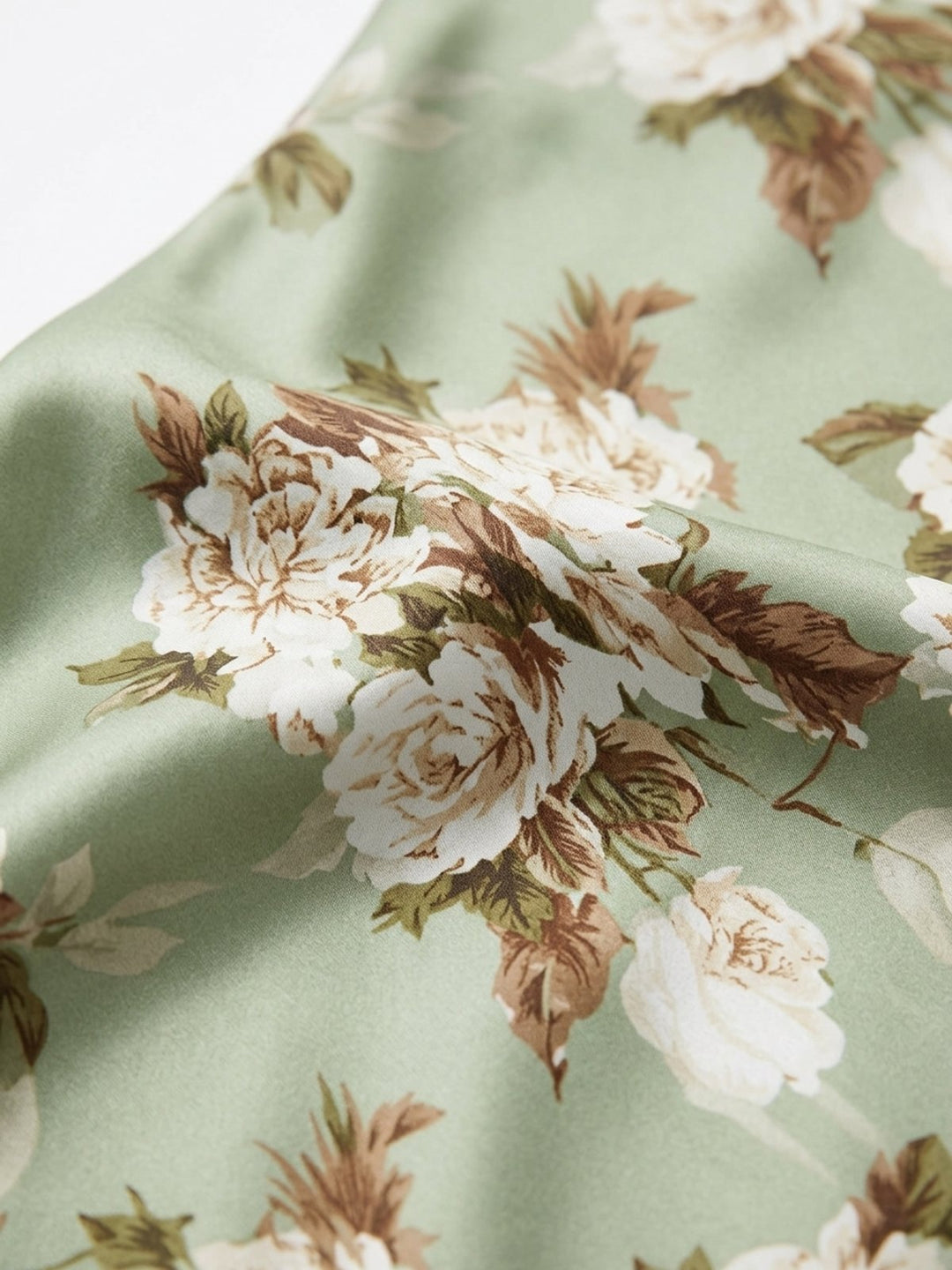 Liliana™ | Deep V-Neck Ruched Floral Dress