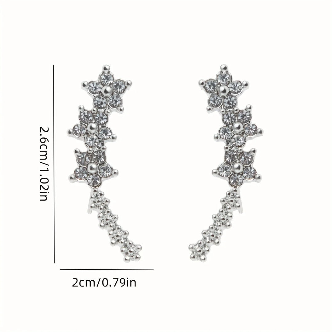Paige™ | Floral Cluster Ear Cuffs