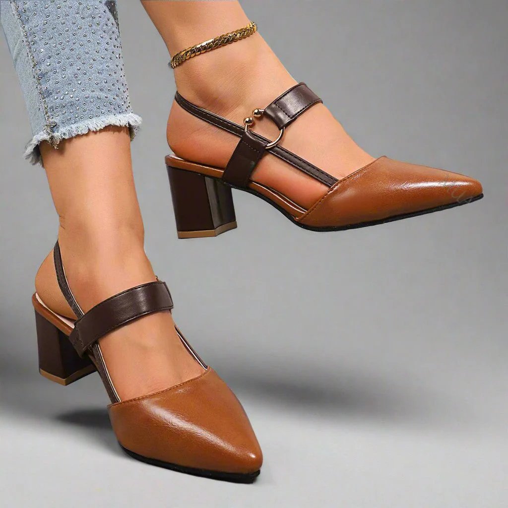 Ivy™ | Cushioned Slingback Block Heels