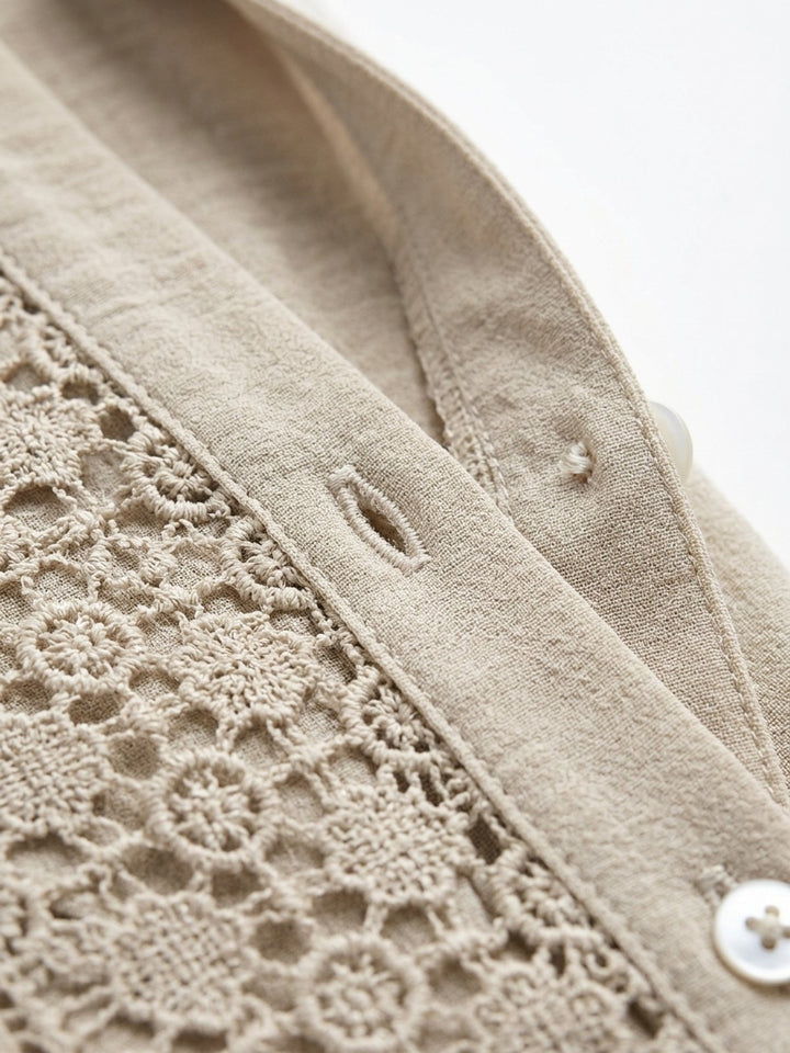 Isla™ | V-Neck Button-Front Blouse