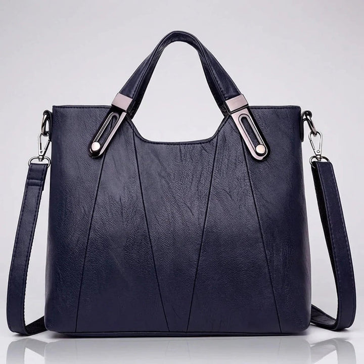 Paisley™ | Pebbled Leather Triple Compartment Tote