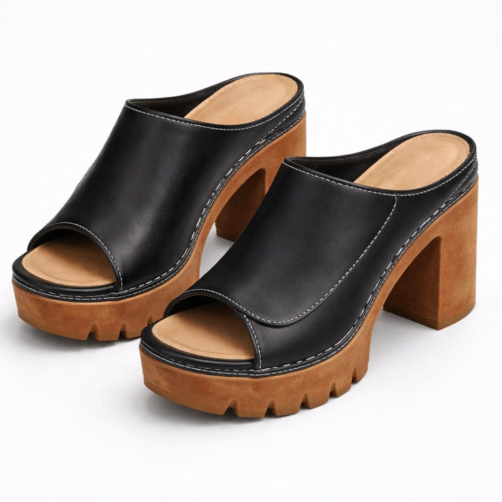 Kaitlyn™ | Platform Wedge Ankle Strap Sandals