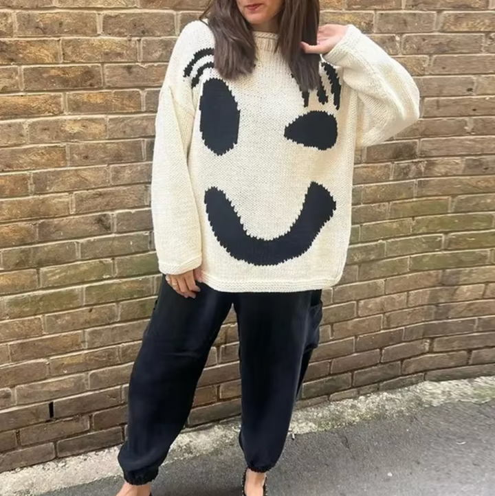 Ursula | Oversized cotton knit sweater